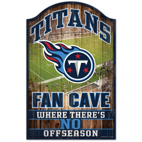 Tennessee Titans Sign 11x17 Wood Fan Cave Design