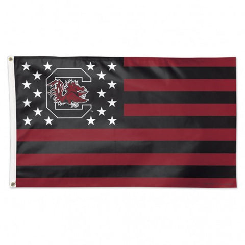 South Carolina Gamecocks Flag 3x5 Deluxe Style Stars and Stripes Design