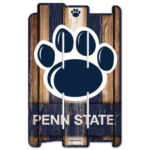 Penn State Nittany Lions Sign 11x17 Wood Fence Style - Special Order
