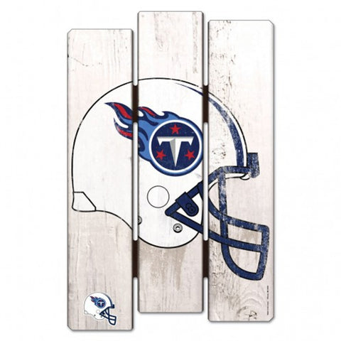 Tennessee Titans Sign 11x17 Wood Fence Style