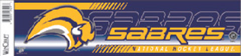 Buffalo Sabres Decal 3x12 Bumper Strip Style - Special Order