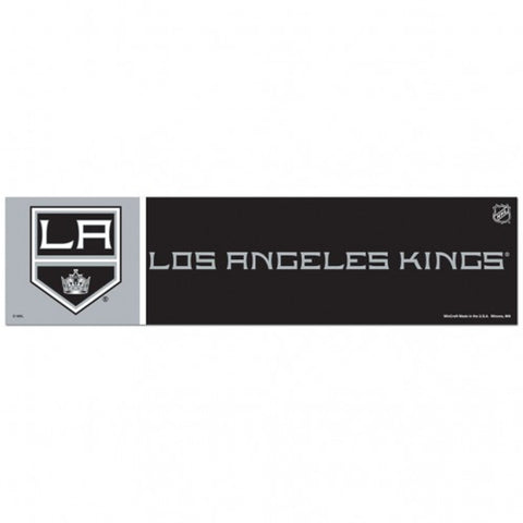 Los Angeles Kings Decal 3x12 Bumper Strip Style - Special Order
