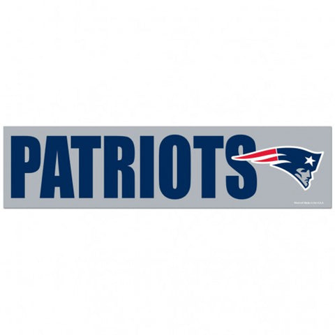 New England Patriots Decal Bumper Sticker