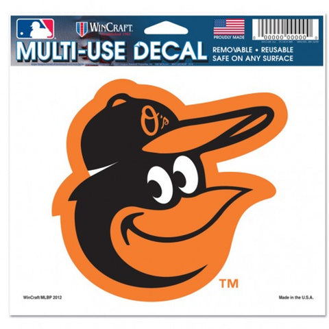 Baltimore Orioles Decal 5x6 Ultra Color