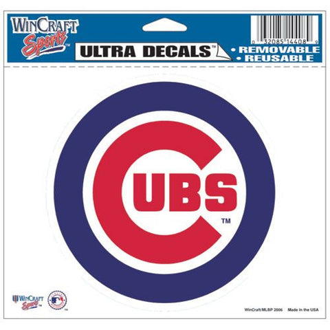 Chicago Cubs Decal 5x6 Ultra Color