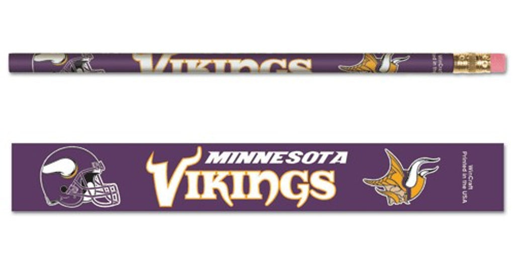 Minnesota Vikings Pencil 6 Pack