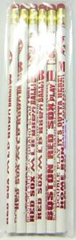 Boston Red Sox Pencil 6 Pack