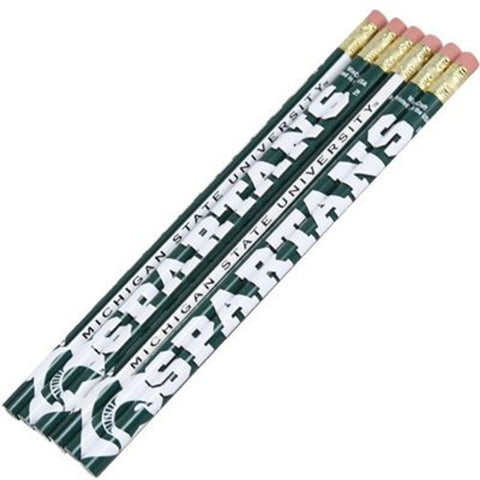 Michigan State Spartans Pencil 6 Pack