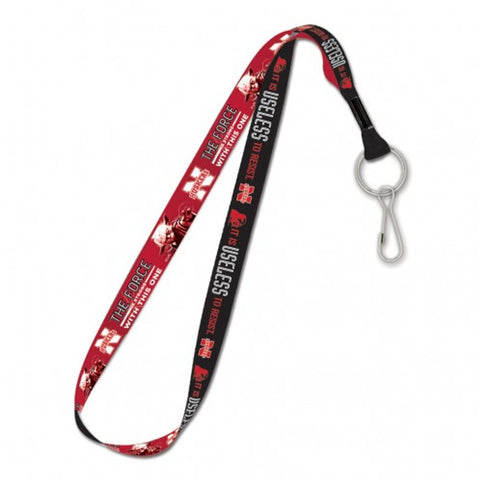 Nebraska Cornhuskers Lanyard Star Wars Style Yoda and Darth Vader Design - Special Order