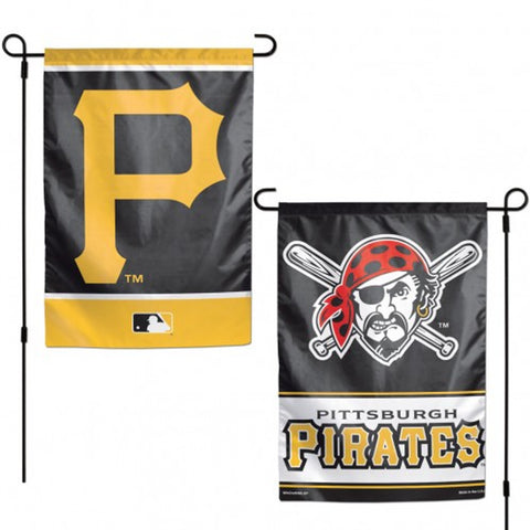 Pittsburgh Pirates Flag 12x18 Garden Style 2 Sided