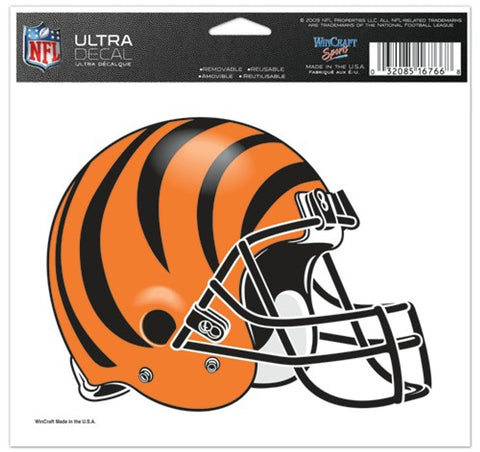 Cincinnati Bengals Decal 5x6 Ultra Color