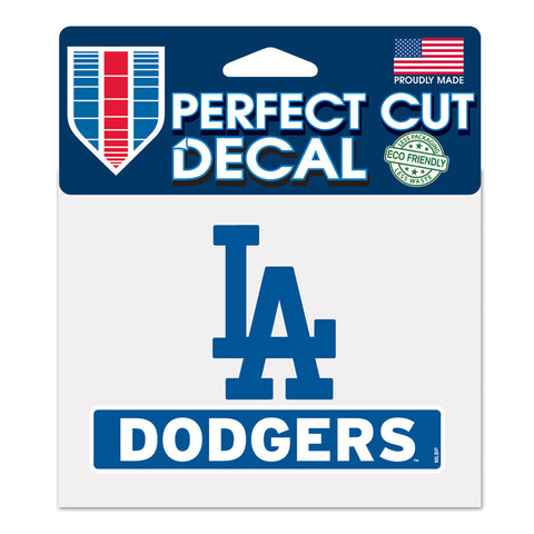 Los Angeles Dodgers Decal 4.5x5.75 Perfect Cut Color - Special Order