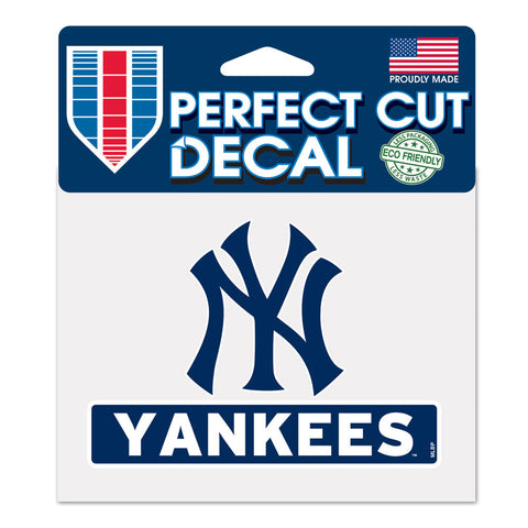 New York Yankees Decal 4.5x5.75 Perfect Cut Color - Special Order
