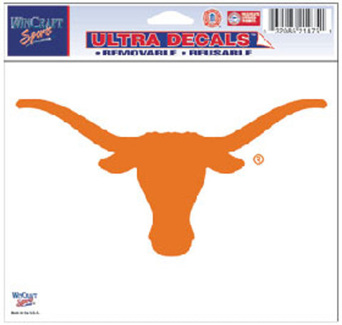 Texas Longhorns Decal 5x6 Ultra Color