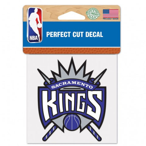 Sacramento Kings Decal 4x4 Perfect Cut Color - Special Order