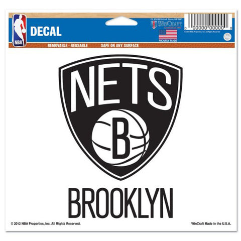 Brooklyn Nets Decal 5x6 Muti Use Color