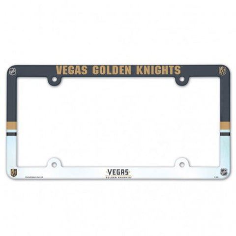 Vegas Golden Knights License Plate Frame Full Color Style