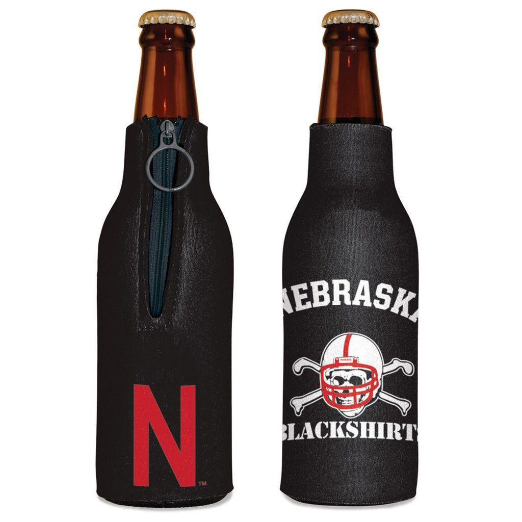 Nebraska Cornhuskers Bottle Cooler Blackshirt Design