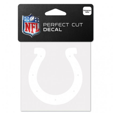 Indianapolis Colts Decal 4x4 Perfect Cut White