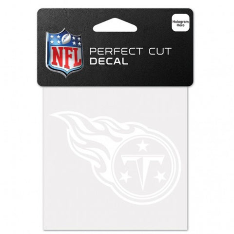 Tennessee Titans Decal 4x4 Perfect Cut White - Special Order