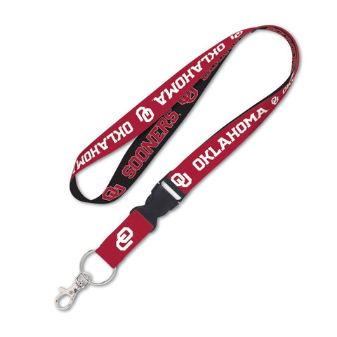 Oklahoma Sooners Lanyard with Detachable Buckle Special Order