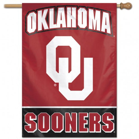 Oklahoma Sooners Banner 28x40 Vertical Alternate Design - Special Order