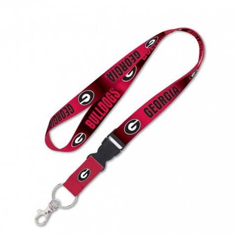 Georgia Bulldogs Lanyard with Detachable Buckle