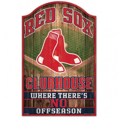 Boston Red Sox Sign 11x17 Wood Fan Cave Design - Special Order