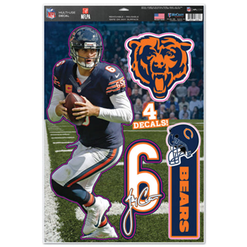 Chicago Bears Decal 11x17 Multi Use Jay Cutler CO