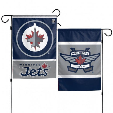 Winnipeg Jets Flag 12x18 Garden Style 2 Sided