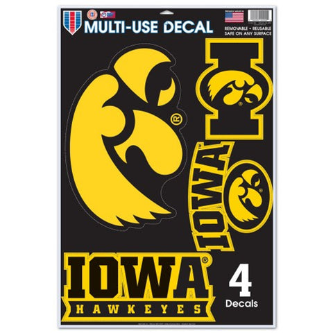 Iowa Hawkeyes Decal 11x17 Multi Use - Special Order