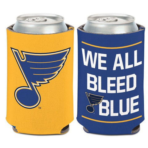 St. Louis Blues Can Cooler Slogan Design Special Order