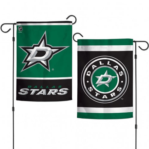 Dallas Stars Flag 12x18 Garden Style 2 Sided - Special Order