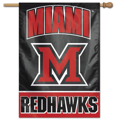 Miami of Ohio Redhawks Banner 28x40 Vertical Special Order