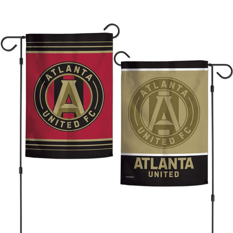 Atlanta United Flag 12x18 Garden Style 2 Sided Special Order