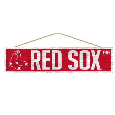 Boston Red Sox Sign 4x17 Wood Avenue Design - Special Order