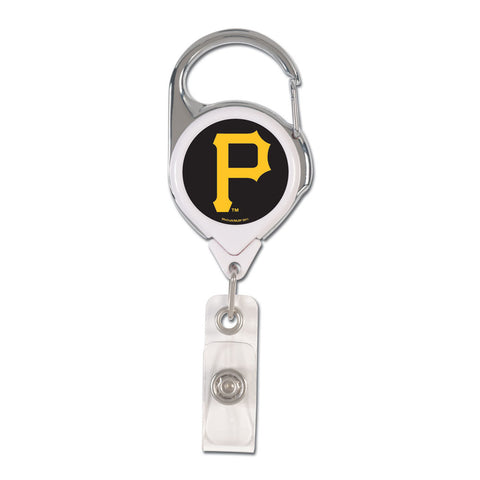 Pittsburgh Pirates Badge Holder Premium Retractable - Special Order