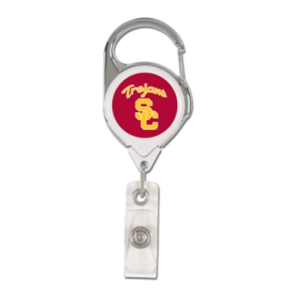 USC Trojans Retractable Premium Badge Holder
