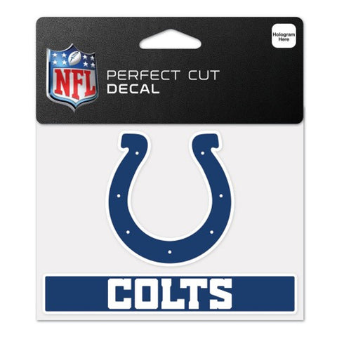 Indianapolis Colts Decal 4.5x5.75 Perfect Cut Color