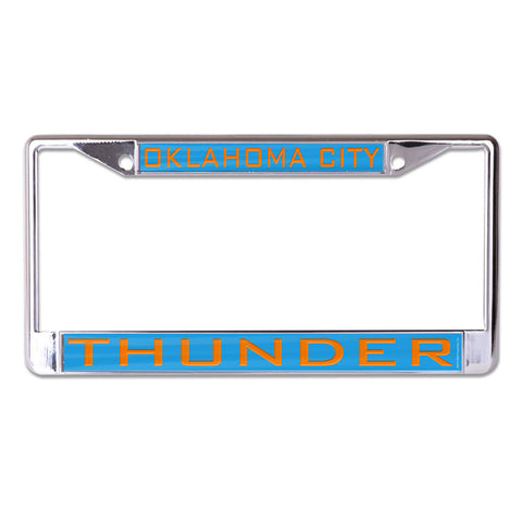 Oklahoma City Thunder License Plate Frame - Inlaid - Special Order