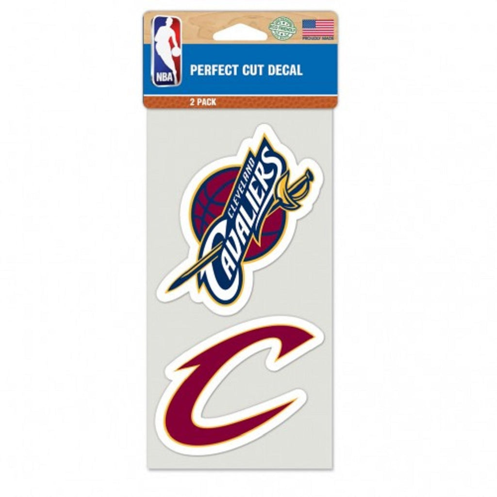 Cleveland Cavaliers Set of 2 Die Cut Decals - Special Order