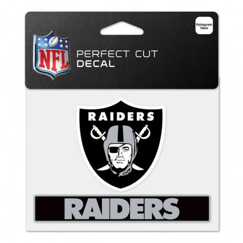 Las Vegas Raiders Decal 4.5x5.75 Perfect Cut Color - Special Order
