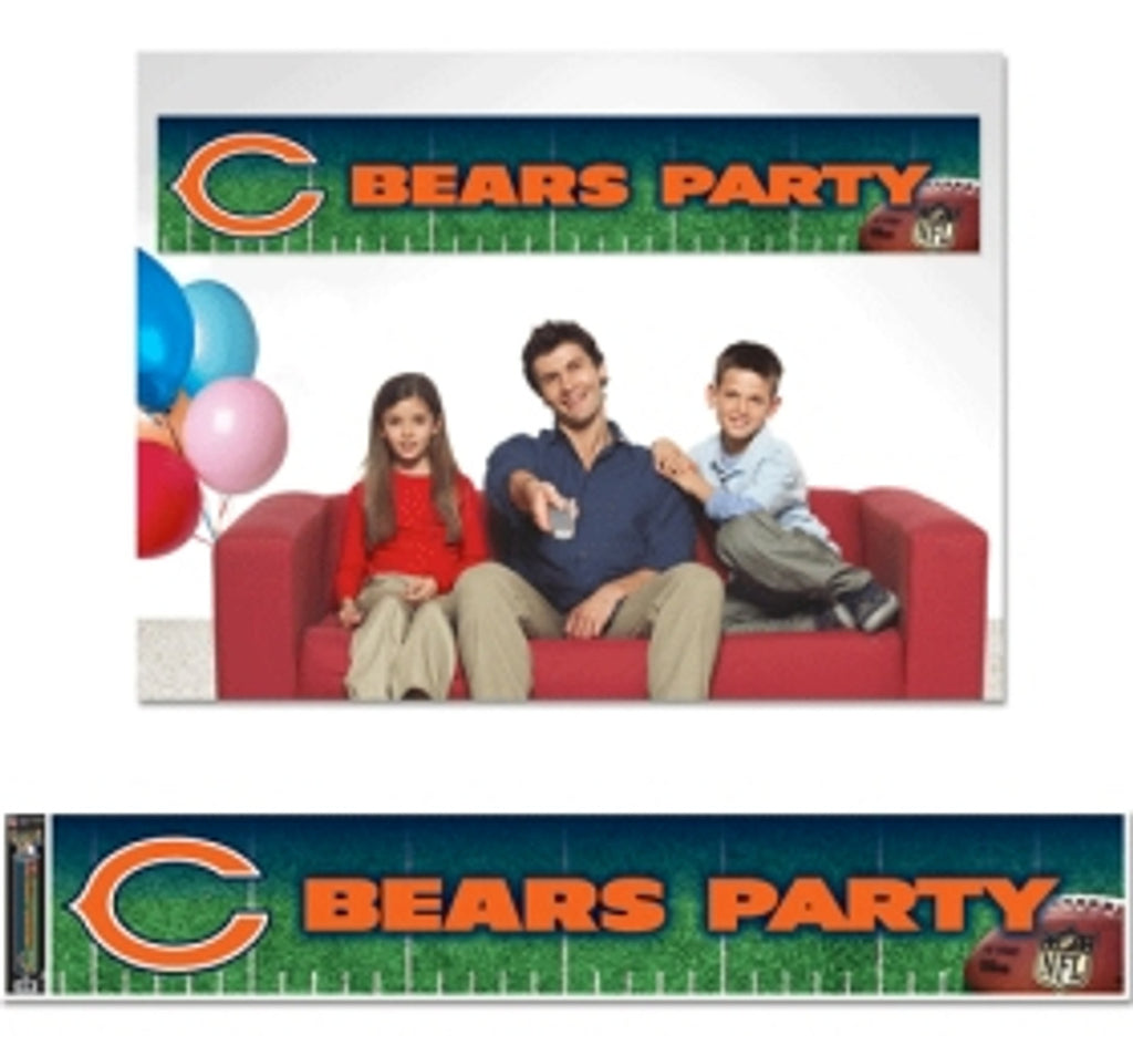 Chicago Bears Banner 12x65 Party Style CO