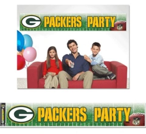 Green Bay Packers Banner 12x65 Party Style CO