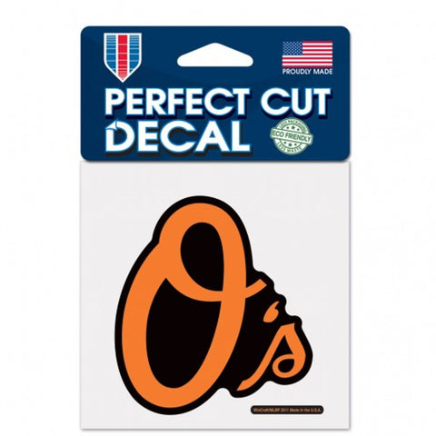 Baltimore Orioles Decal 4x4 Perfect Cut Color - Special Order