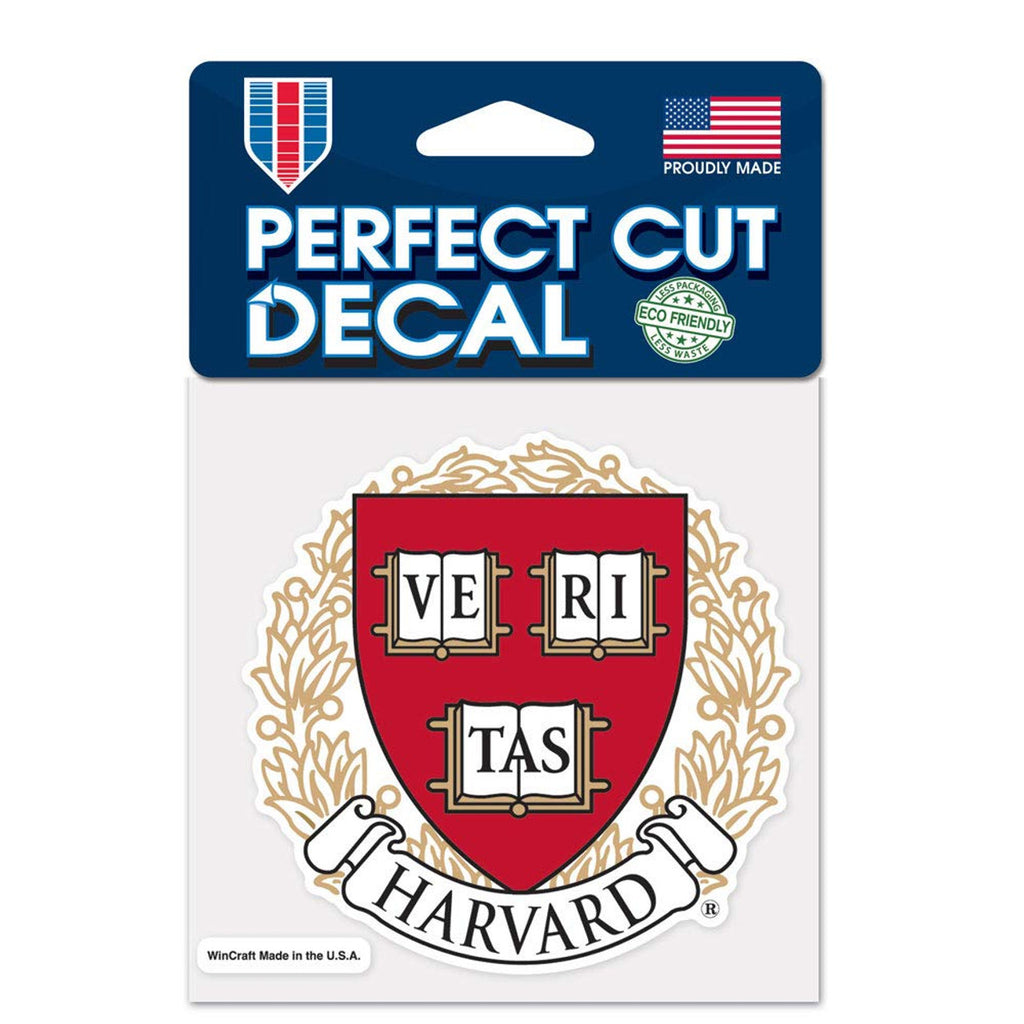 Harvard Crimson Decal 4x4 Perfect Cut Color