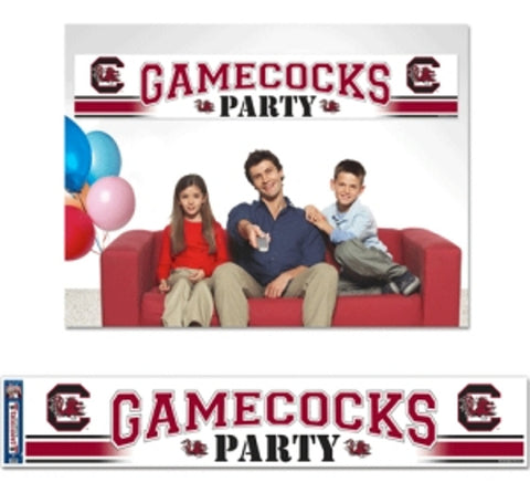 South Carolina Gamecocks Banner 12x65 Party Style CO