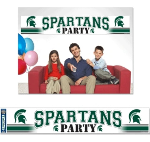 Michigan State Spartans Banner 12x65 Party Style CO