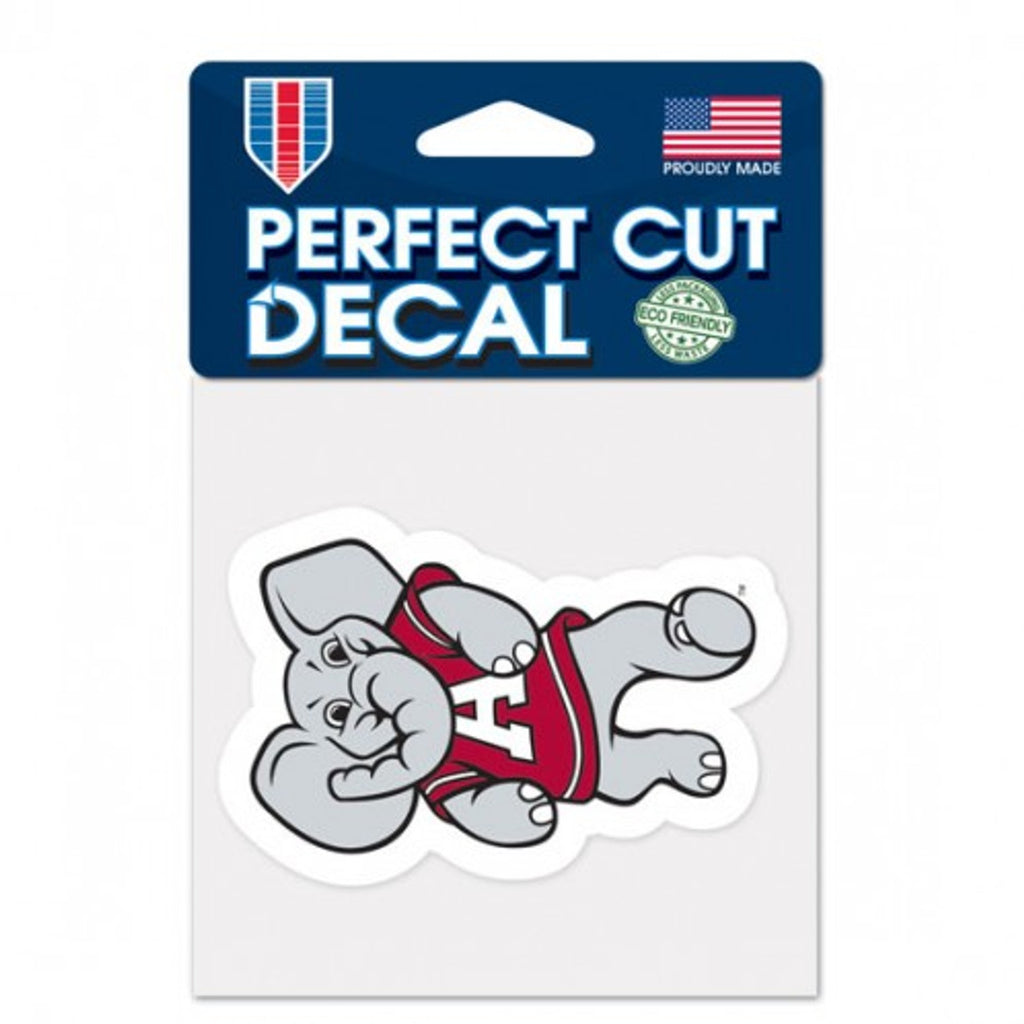Alabama Crimson Tide Decal 4x4 Perfect Cut Color Mascot Design
