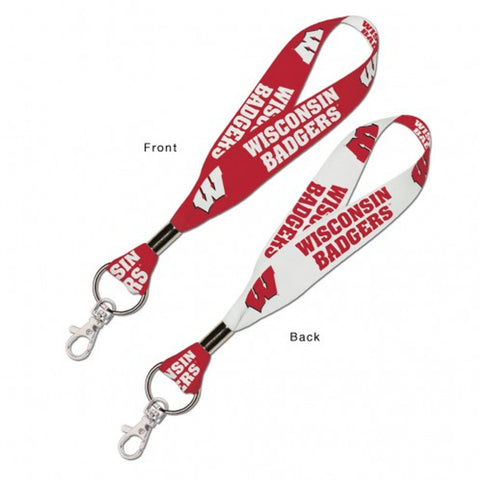 Wisconsin Badgers Key Strap 1 Inch - Special Order